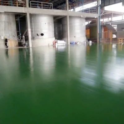 พื้น PU-MF ของโรงงาน เครื่องสำอางแห่งหนึ่งย่าน จ.ระยอง